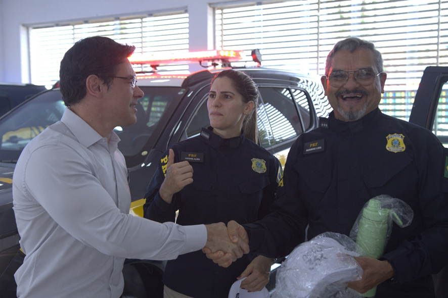 Mais segurança na rodovia: Nova 364 entrega novas viaturas à PRF de Rondônia