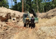 Polícia Federal e Ibama desativam garimpo ilegal em terra indígena de Rondônia