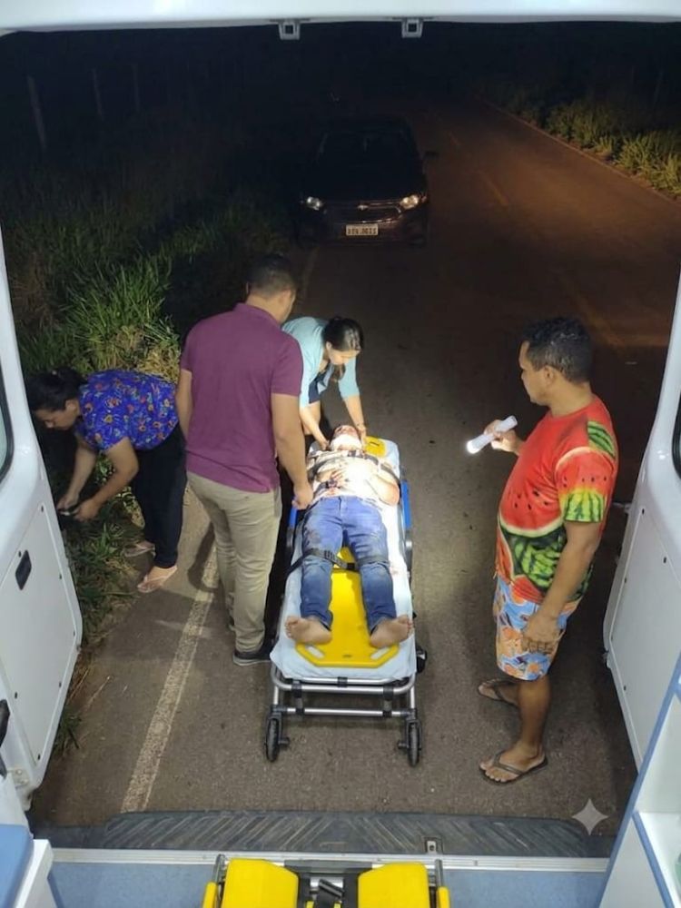 Imagem do acidente na RO-473, em Alvorada do Oeste